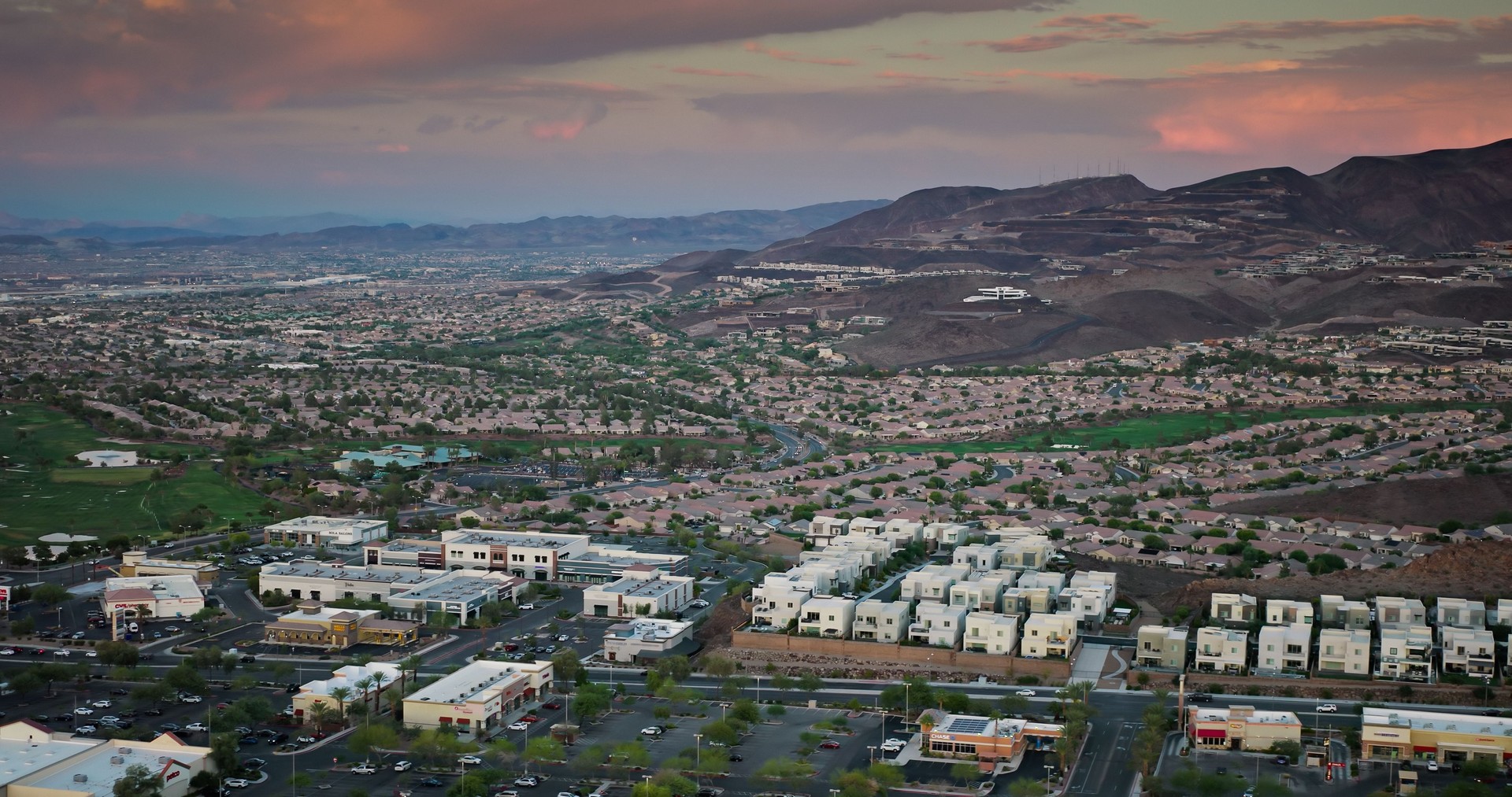 Aerial Shot of MacDonald Highlands in Henderson, Clark County, Nevada